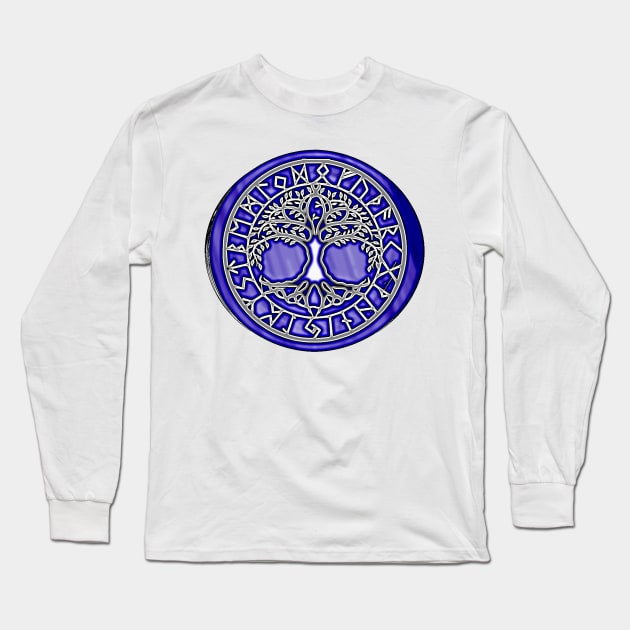 Yggdrasil Long Sleeve T-Shirt by HIghlandkings